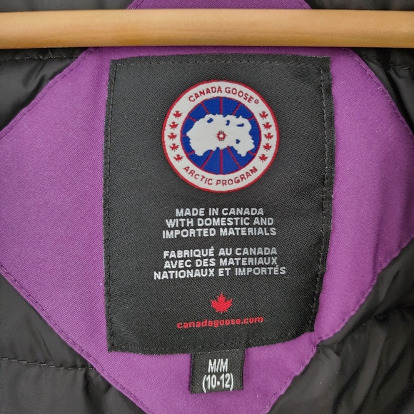 Canada Goose Purple Parka with Fur Trim - Picture 12 of 15
